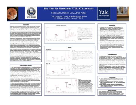 The Hunt for Hemozoin: FTIR-ATR Analysis